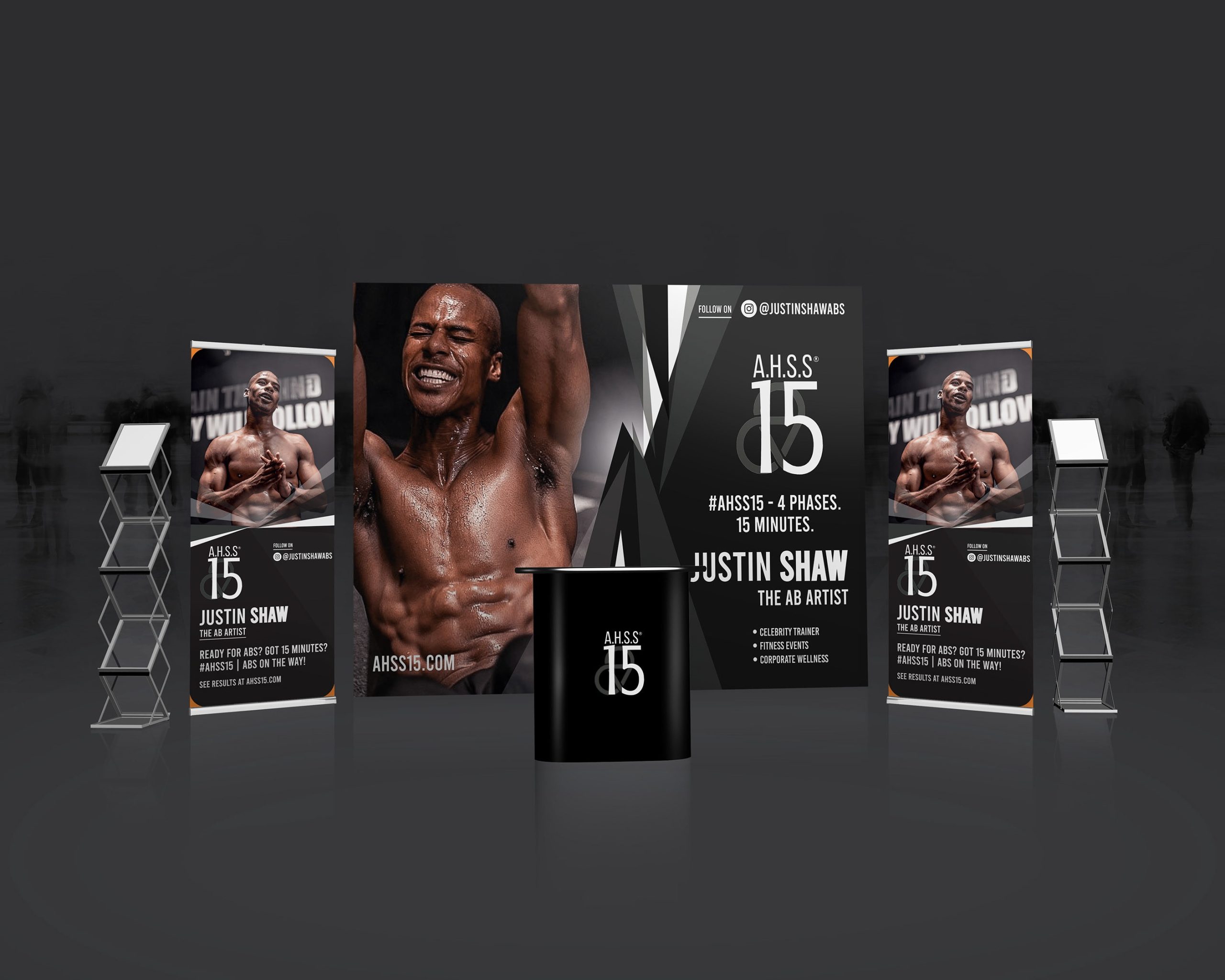 Exhibition Trade show Booth, show banner,